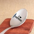 thumbnail image 5 of Engraved Spoon Gift - Oat Lover Gift | Fitness Diet Gift For Body Builder Breakfast Hostess Gift, I Love Oatmeal Spoon For Cereal Lovers Grandparents Oatmeal Gift - Father's Day Gift - 7 Inch, 5 of 5