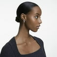 thumbnail image 4 of Swarovski Attract Boucles d'Oreilles Percées Circle - Blanc - Plaqué Rhodium, 4 of 6