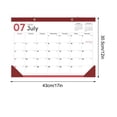 thumbnail image 4 of English Calendar July–December 2026,Half-Year Calendar,Monthly Planning Calendar,Office and Home Desk Calendar, 4 of 7