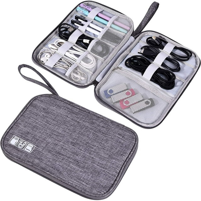 EGNMCR Closet Organizers and Storage, Storage Trunks & Bag Digital Storage Bag USB Data Cable Organizer,Data Cable Storage Box Storage ba