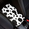 thumbnail image 4 of Almohadilla para consola central de automóvil con estampado de vaca elegante Dreaweet, almohadilla para reposabrazos de automóvil, protector para caja de asiento de reposabrazos de automóvil para la m, 4 of 5