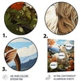 thumbnail image 3 of Designart "Guardian Pastoral Goat Mountain wall art I" Animals Goat Metal Wall Decor, 3 of 4