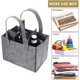 thumbnail image 2 of Bolsa de vino para 6 botellas, bolsa de comestibles reutilizable para viajes, campamentos y picnics (tamaño: 9,45x6,3x11 pulgadas), 2 of 5