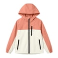 thumbnail image 6 of StSilkitty Full Zip Windbreaker Jacket for Boys Girls Color Block Long Sleeve Waterproof Hoodies with Pockets, 6 of 7