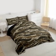 thumbnail image 3 of Castle Fairy Vintage Camo Queen Comforter Set,Abstract Camouflage Bedding Comforter Set, 3 of 8