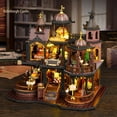 thumbnail image 6 of Miniature Dollhouse Kit, DIY Mini House Building Kits for Adults to Building with Furnitures Tiny House Bookshelf Decor Christmas Birthday Gifts for Family Lovers, 6 of 7