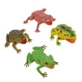 thumbnail image 3 of ULTNICE 4 Pcs Lovely Frogs Ornaments Plastic Vivid Color Frog Statue Decorations for Fish Tank, 3 of 7