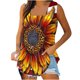 thumbnail image 3 of Puntoco Camisetas básicas sin mangas para mujer Camiseta sin mangas con cuello estampado del Día de la Independencia para mujer Camiseta holgada sin mangas, 3 of 5