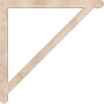 thumbnail image 3 of Ekena Millwork 3 1/2"W x 48"D x 48"H Traditional Craftsman Smooth Bracket, Douglas Fir, 3 of 4