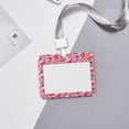 thumbnail image 6 of Zufioo Festive Christmas Stocking Cheer Print Work Badge Protective Case, Waterproof Lanyard, Badge Transparent Clip, Suitable for Induction Card Badge Swipe Credit Card, 6 of 7