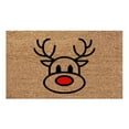 thumbnail image 4 of AMERTEER 1PCS Christmas Decoration Doormat Farmhouse Happy Doormat Christmas Doormat Slip Indoor 1PC Floor Mat Entrance Rug Holiday Mat Christmas Non Slip Visual 1PC Christmas Doorm, 4 of 4