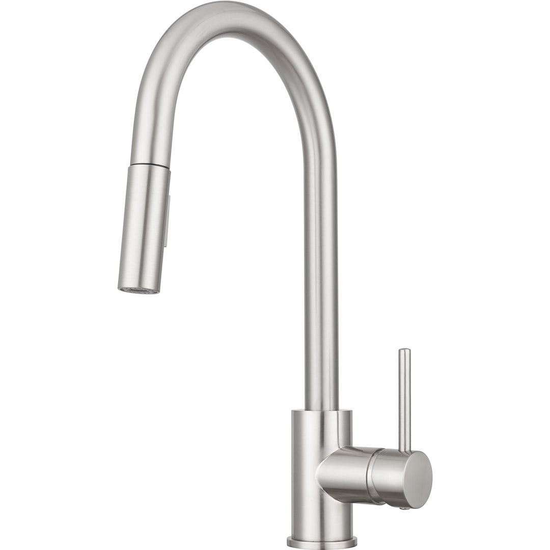Dura Faucet DFNMK540SN Touch Sensor Pull-Down RV Kitchen Faucet, Satin Nickel