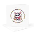 thumbnail image 5 of 3drose, Fluffy Friend, Easter Bunny Is Here. Happy Easter and a Funny Bunny, 6 Greeting Cards with Envelopes, 5 of 7