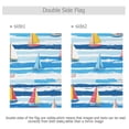 thumbnail image 4 of Yayeee Garden Flag 12" x 18" Double Sided Outdoor Yard Lawn Holiday Decorations, Yellow Sailboats, 4 of 6