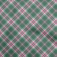 thumbnail image 1 of oneOone Viscose Chiffon Dark Teal Green Fabric Checks Fabric For Sewing Printed Craft Fabric By The Yard 42 Inch Wide, 1 of 4