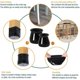 thumbnail image 5 of 32 PCS Chair Leg Protectors for Hardwood Floors. Silicone Chair Leg. 2023 New Bright Black, 5 of 5