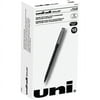 uni-ball® Rollerball™ Pens, Fine Point, 0.7 mm, 80% Recycled, Black Barrel, Black Ink, Pack Of 12 Pens
