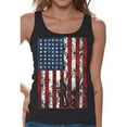 thumbnail image 1 of Awkward Styles American Flag Distressed Women Tank Top Free to Be Me 4th of July Women Shirt One Nation Pro America Tank for Women Independence Day 4th of July Women Top Gifts for Women, 1 of 4