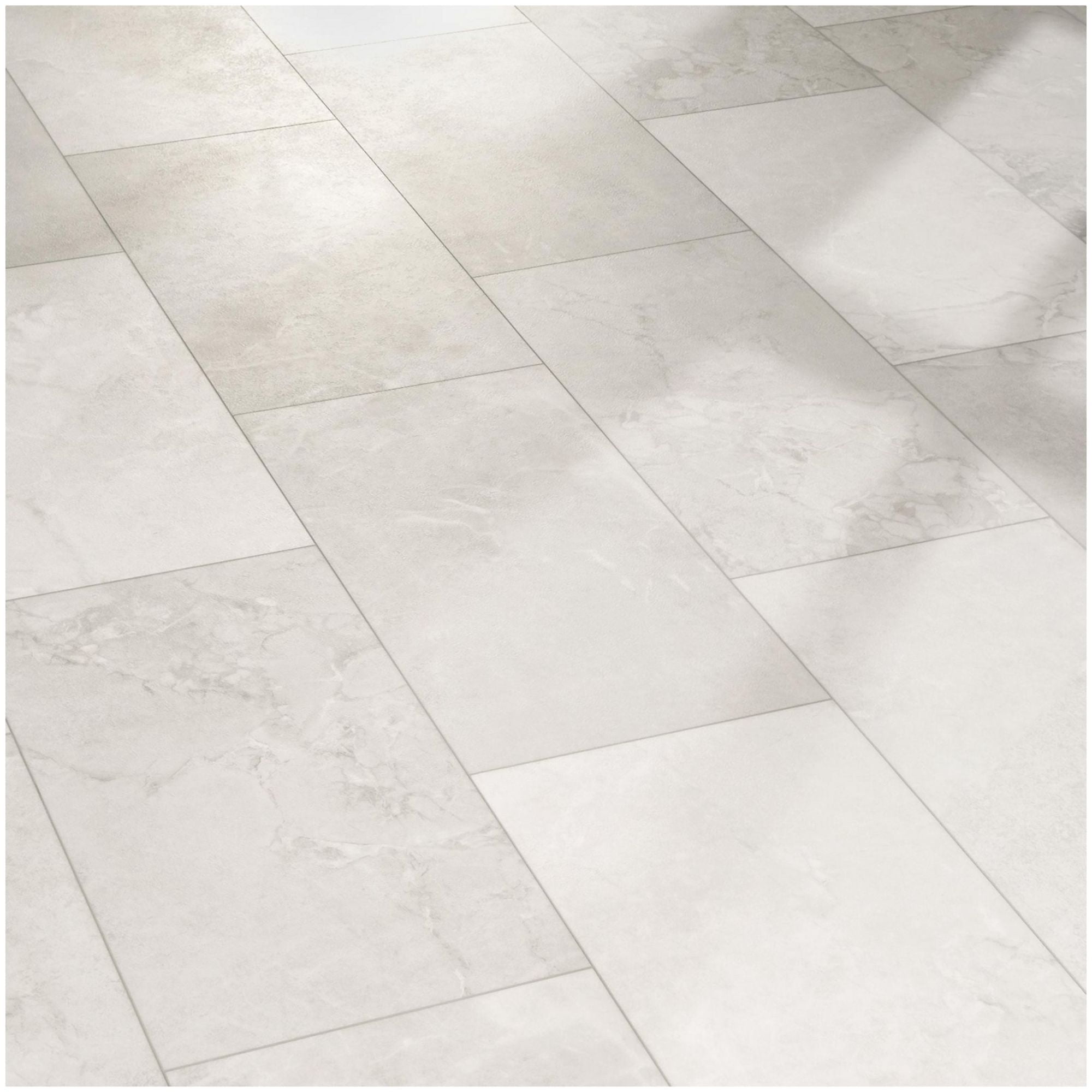Mohawk Industries VFE13-111 Elite 12" Wide Distressed Vinyl Flooring - Ice Cap Marble