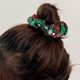 thumbnail image 4 of Qarigey Cinta para el pelo con estampado de copos de nieve de Navidad, lazo elástico para el pelo, soporte para cola de caballo para mujeres y niñas, Accesorio para el cabello Navidad 4, 4 of 7