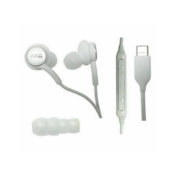 White OEM Samsung Galaxy Note 10+ Plus AKG Earphones Earbuds Type C