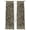 Dark Brown, variant on Sage Green Floral Sheer Curtains 84 Inch Length 2 Panels Set Window Treatments, Ethnic Tribe Abstract Art Flowers Rod Pocket Semi Curtains for Living Room/Bedroom/Kitchen Décor, 104"W x 84"L