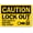 Warning Sign 3, variant on OSHA Danger Construction Area Hard Hat/Vest/Shoes/Glasses Required - 8"x12" Metal Sign, Warning for Wall, Fence, Worksite