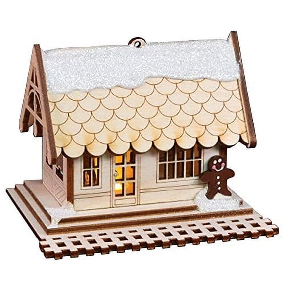 Ginger Cottages All Aboard Train Depot Ornaments for Christmas Tree