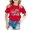 V128-Red, variant on WhouRiu Girls Back To School T Shirts Short Sleeve Crew Neck Cartoon Graphic Tees Kids Comfortable Cute Casual Tshirt,1-2 Years