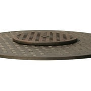 Darlee 21" Patio Lazy Susan in Antique Bronze by Darlee