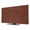 Chocolate, variant on Vintage Dark Red TV Cover for 85 Inch Screen,Stretch Fabric Dustproof TV Display Protector,Farmhouse Retro Solid Color Linen Texture Elastic Slipcover Monitor Cover for Desktop Computer 74.1"x41.7"