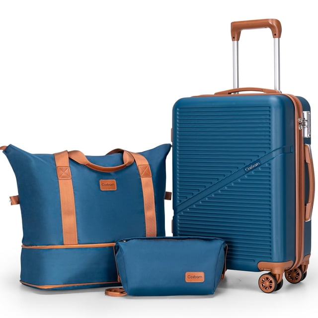 Set de equipaje Cosbarn Carry On de 20 pulgadas, ligero, ABS, 35 L