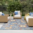 thumbnail image 4 of Nourison Aloha 9' x 12' Blue Rose Farmhouse Rug, 4 of 10