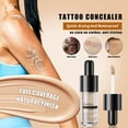 thumbnail image 2 of Fair Tattoo Concealer, Ultra Light Coverage Waterproof Concealer for Fair Skin, Long Lasting Liquid Concealer for Tattoos, Birthmarks, Acne & Under Eye Circles, 2 of 4