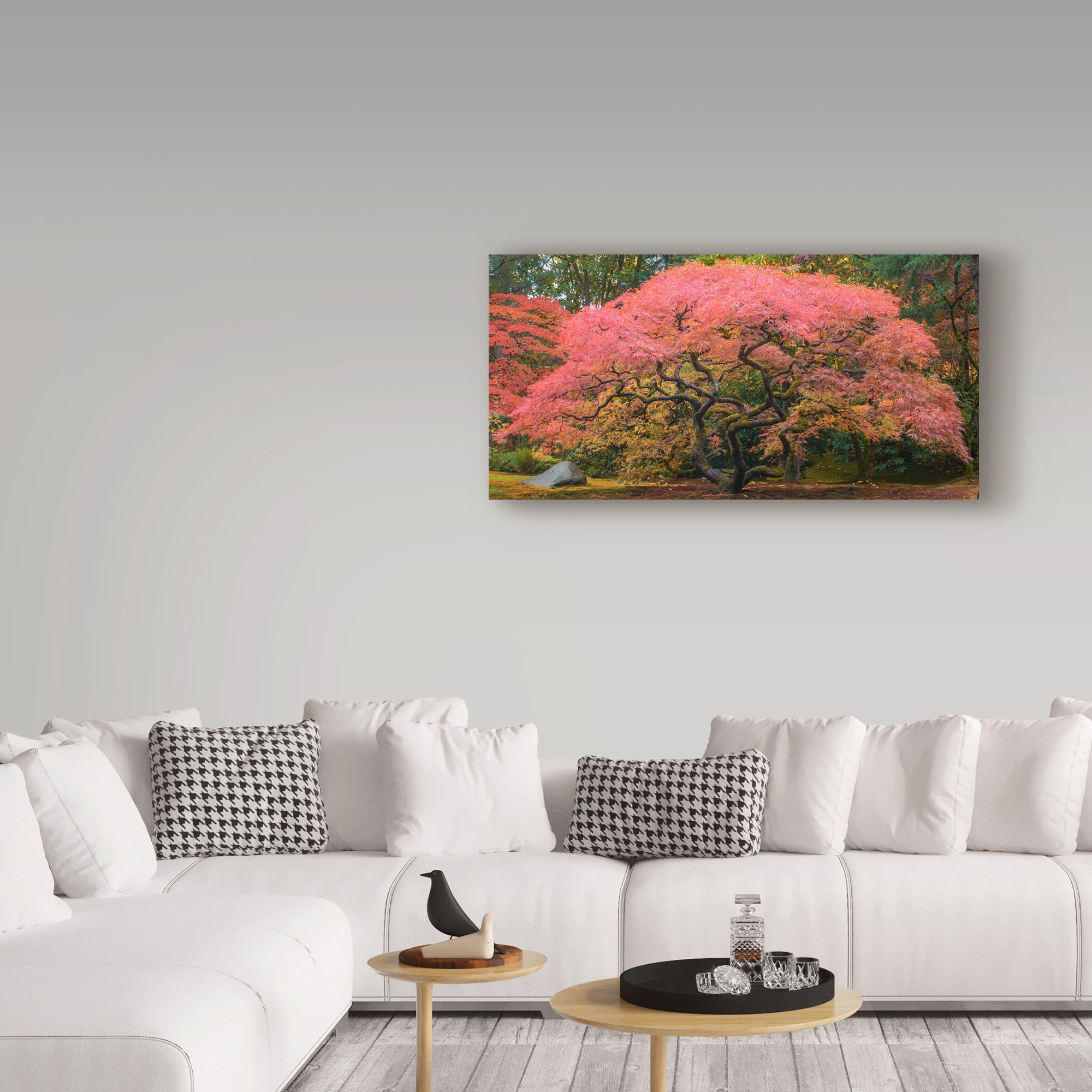 Trademark Fine Art 'Japanese Maple Tree Pink' Canvas Art by Jason Matias