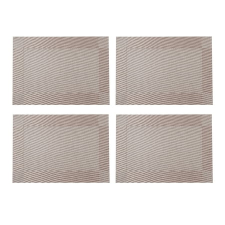 

Azhf Free Shipping 4pcs Washable Non Slip Bowl Coaster Heat Desktop Decor Table Placemat
