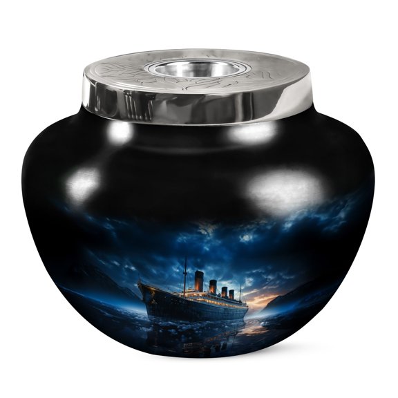 KARYLIZ Ocean Urns For Ash - Urn For Human Ashes - Adult Urns For Human Ashes (Size - 10 INCH)