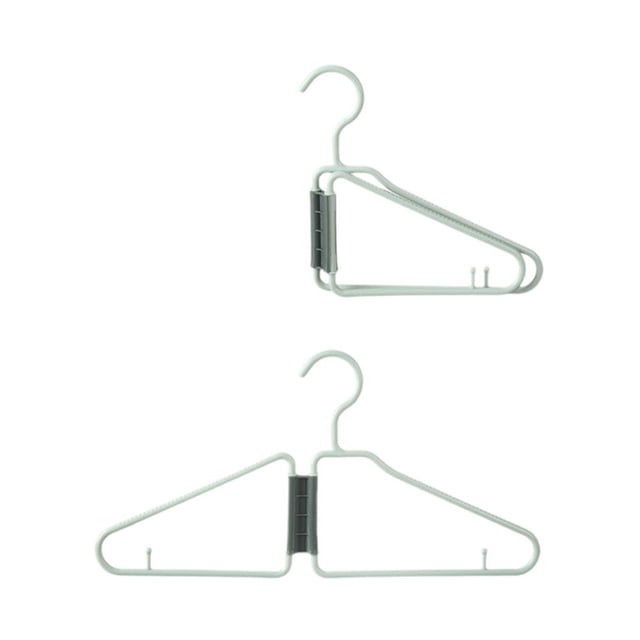 TQEHS Perchas de viaje portátiles de plástico plegables para acampar, organizador de ganchos plegables Clo A1D6