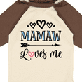 thumbnail image 4 of Inktastic Mamaw Loves Me Grandchild Girls Long Sleeve Baby Bodysuit, 4 of 5