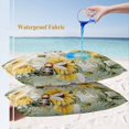 thumbnail image 4 of Lumbar Pillow Covers 20x12 Inch Set of 2, Sunflower Bee Waterproof Outdoor Pillow Covers, Vintage Summer Botanical Farmhouse Decorative Cushion Pillowcases for Couch, Sofa, Bed, Garden, Patio, 4 of 9