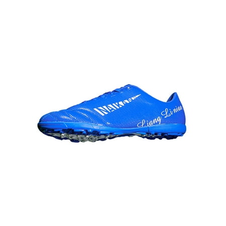 

Audeban Children Comfort Lace Up Soccer Cleats Outdoor Non Slip Sport Sneakers Ground Lightweight Athletic Low Top Round Toe Football Shoes Running Shoe