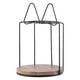 thumbnail image 1 of Soporte rústico para tartas con pedestal, soporte negro para cupcakes, estante L Yuyangstore Puesto de pasteles, 1 of 7