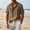 (Fashion 139)Khaki, variant on Aimik Men's V-Neck Short Sleeve Cotton Blend Henley Shirt Relaxed Pullover Style Shirt for Casual Resort and Vacation Wear