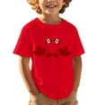 thumbnail image 1 of T-shirt Garçon Fierté du Canada Feuille d'Érable Canadienne Graphique Col Rond Manches Courtes Blouse Enfants Fête du Canada T-Shirts Graphiques Été Garçons Fête Nationale Canadienne Haut Patriotique, 1 of 5