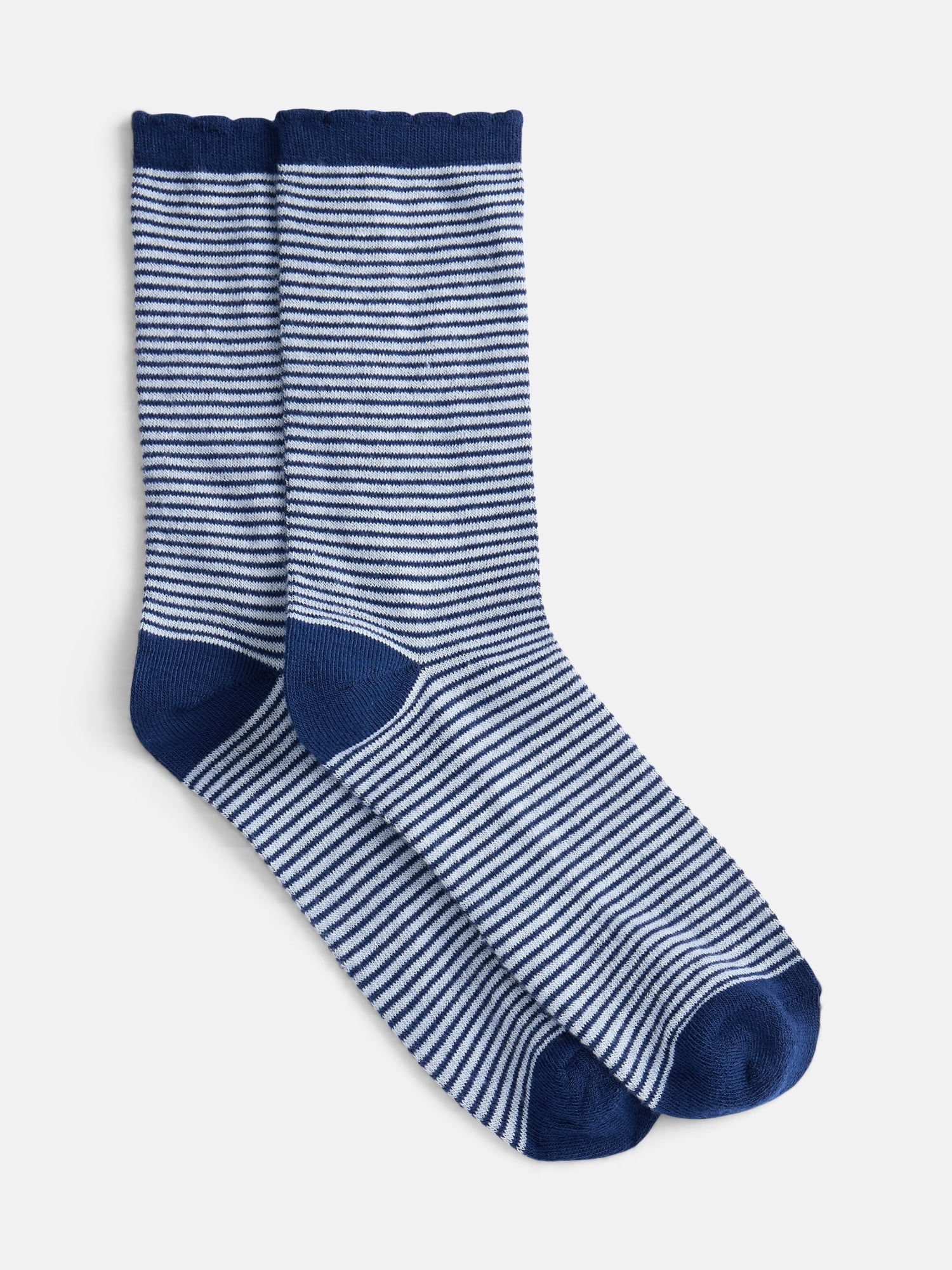 Joyspun Women’s Crew Dress Socks, 6-Pack, Size 4-10