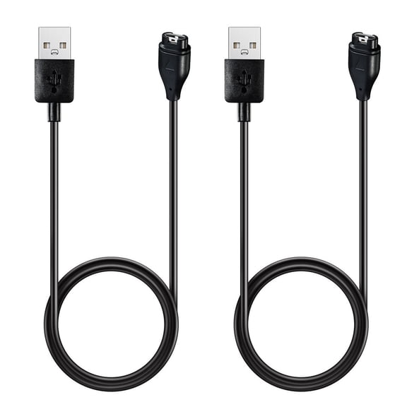 GJX Charger for Vivosmart 5, Replacement Charging Cable Cord for Vivosmart 5 Smart Watch [2Pack, 3.3Ft/1M]
