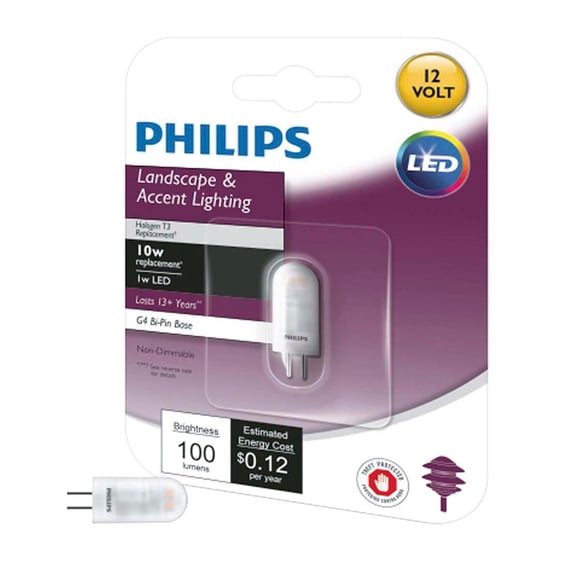 Foco Led Philips G4 1W Blanco