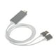 thumbnail image 4 of Adaptador Convertidor De USB A Por USB 4K / 8/8 Plus / 7 Blanco Sunnimix Cable adaptador HDMI, 4 of 6