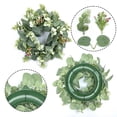 thumbnail image 4 of Guirnalda de flores artificiales para decoración de primavera y verano, guirnalda de plástico multicolor de 12.5 pulgadas para puertas, ventanas, paredes, uso en interiores y exteriores., 4 of 7