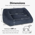 thumbnail image 6 of Lovupet Foam Dog Couch, 40 Inches Length Fabric Dog Sofa for Small Medium Dogs, Indoor Pet Couch, 6 of 7